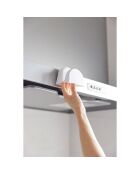 2 Maniques magnétiques en silicone blanches - 9.2x7x7.2 cm