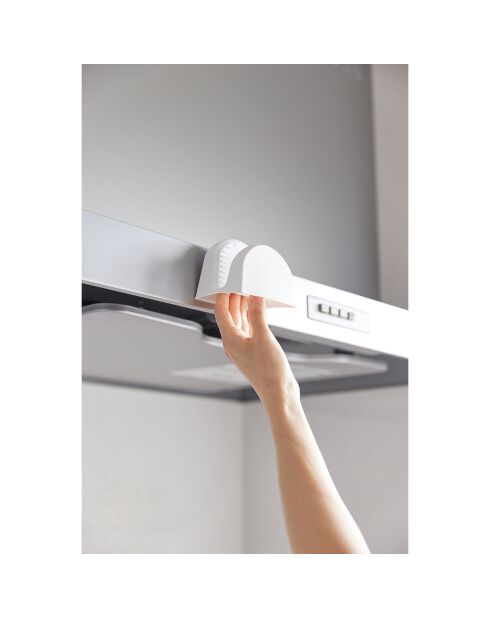 2 Maniques magnétiques en silicone blanches - 9.2x7x7.2 cm