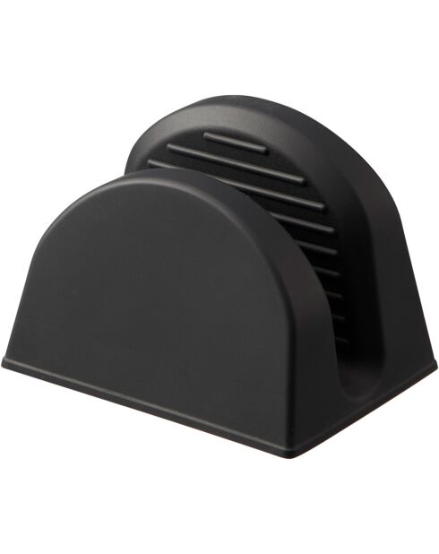 2 Maniques magnétiques en silicone noires - 9.2x7x7.2 cm