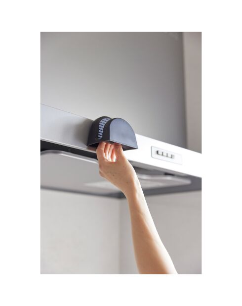 2 Maniques magnétiques en silicone noires - 9.2x7x7.2 cm