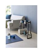 Support pour haltères noir - 52x17x54.3 cm