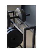 Support pour haltères noir - 52x17x54.3 cm