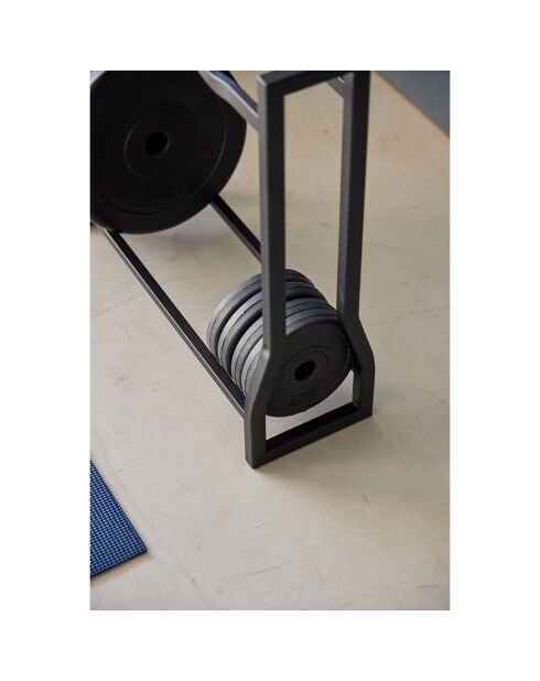 Support pour haltères noir - 52x17x54.3 cm