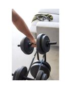 Support pour haltères noir - 52x17x54.3 cm