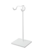 Support à vélos blanc - 38x33x94 cm