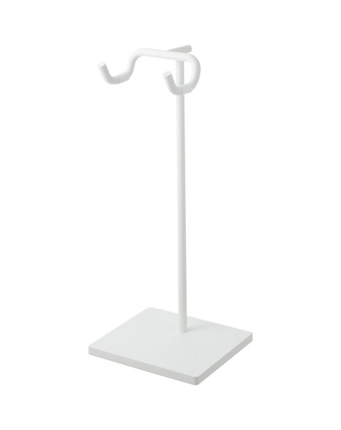 Support à vélos blanc - 38x33x94 cm