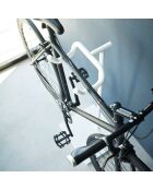 Support à vélos blanc - 38x33x94 cm