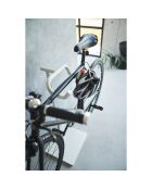 Support à vélos blanc - 38x33x94 cm