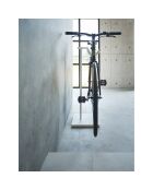 Support à vélos blanc - 38x33x94 cm