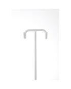 Support à vélos blanc - 38x33x94 cm