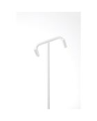 Support à vélos blanc - 38x33x94 cm