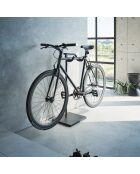 Support à vélos noir - 38x33x94 cm