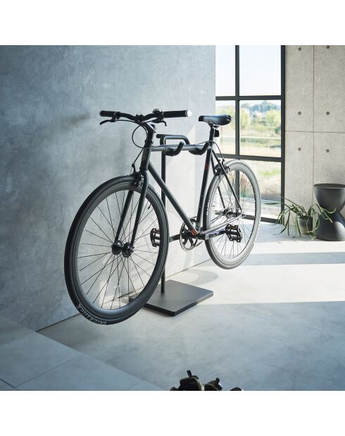 Support à vélos noir - 38x33x94 cm