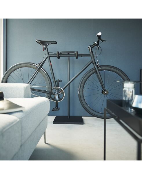 Support à vélos noir - 38x33x94 cm