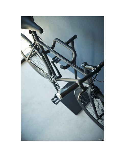 Support à vélos noir - 38x33x94 cm