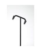 Support à vélos noir - 38x33x94 cm