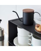 Etagère de cuisine empilable  noir - 30.5x14x14 cm