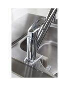 Porte-éponges double à suspendre blanc - 6x16x15.5 cm