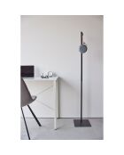 Support de lanterne réglable noir - 26x30x80-152 cm