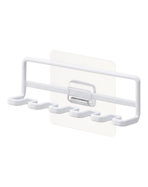 Porte-brosse à dents blanc - 12.5x3.5x4 cm