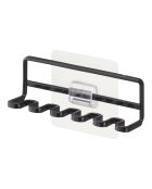 Porte-brosse à dents noir - 12.5x3.5x4 cm