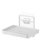 Weiße Seifenschale - 12x8,5x7,8 cm