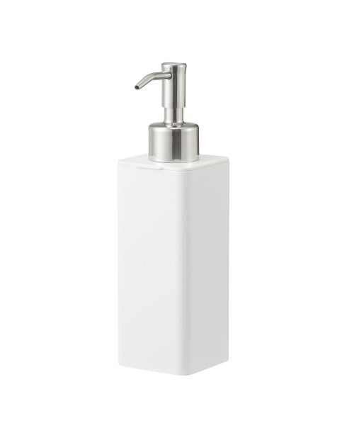 Witte zeepdispenser - 5,5x7,5x19,5 cm