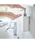 Weißer Seifenspender - 5,5 x 7,5 x 19,5 cm