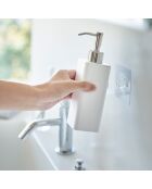 Weißer Seifenspender - 5,5 x 7,5 x 19,5 cm