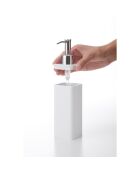 Weißer Seifenspender - 5,5 x 7,5 x 19,5 cm