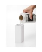 Weißer Seifenspender - 5,5 x 7,5 x 19,5 cm