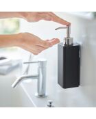 Distributeur de savon noir - 5.5x7.5x19.5 cm