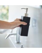 Distributeur de savon noir - 5.5x7.5x19.5 cm