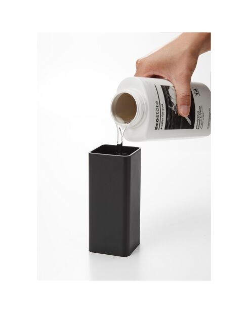 Distributeur de savon noir - 5.5x7.5x19.5 cm