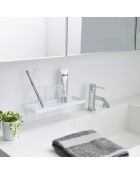 Support pour produits blanc - 30x11.5x4.7 cm