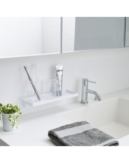 Support pour produits blanc - 30x11.5x4.7 cm