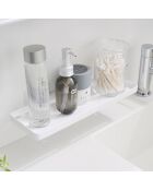 Support pour produits blanc - 30x11.5x4.7 cm