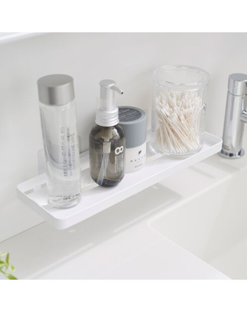 Support pour produits blanc - 30x11.5x4.7 cm