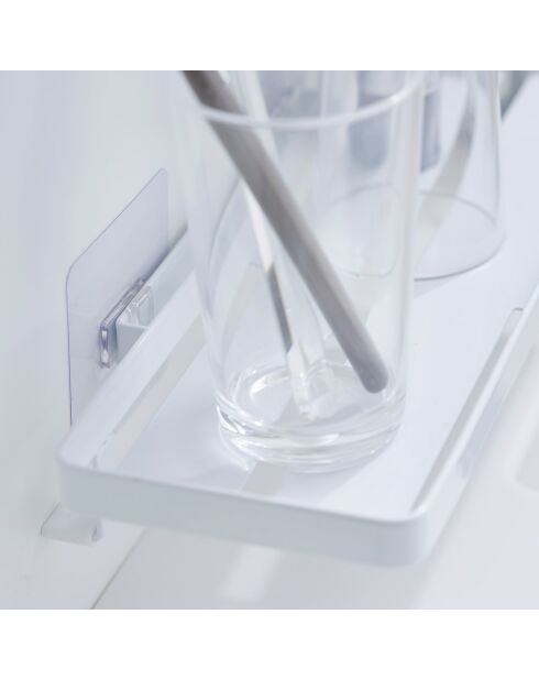 Support pour produits blanc - 30x11.5x4.7 cm