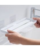 Support pour produits blanc - 30x11.5x4.7 cm