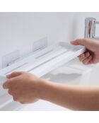 Support pour produits blanc - 30x11.5x4.7 cm