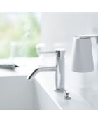 Weißer Glashalter - 7x7x9,5 cm