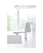 Weißer Glashalter - 7x7x9,5 cm