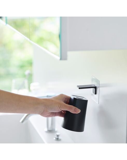 Support de verre noir - 7x7x9.5 cm