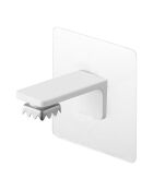 Porte-savon avec aimant blanc - 7x5.5x7 cm