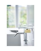 Porte-savon avec aimant blanc - 7x5.5x7 cm