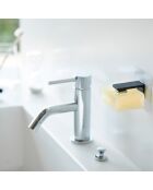 Portasapone con magnete nero - 7x5,5x7 cm