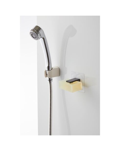 Jabonera con imán negro - 7x5,5x7 cm