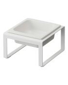 Weiße Schale - 15x15,5x10 cm