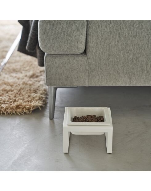 Witte schaal - 15x15,5x10 cm